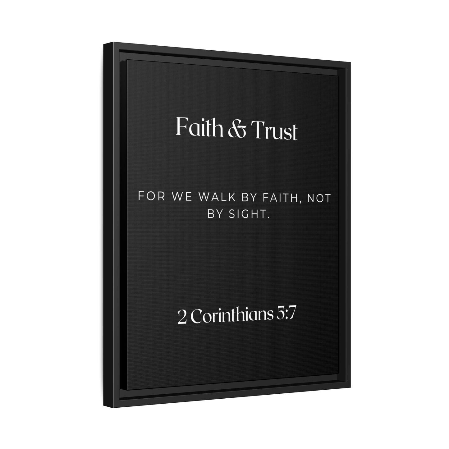 2 Corinthians 5:7 - Faith & Trust